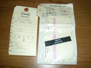 Aviation Smoke Detector Placard 31-006-195